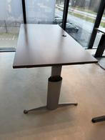 34 Donker Eiken Bureaus met Kabelgoten 160x80 - Goede Staat, Ophalen, Gebruikt, Bureau