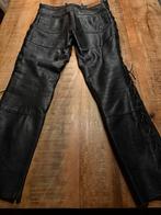 Leren motorbroek met veters, Ophalen of Verzenden, Tweedehands, Heren, Broek | leer