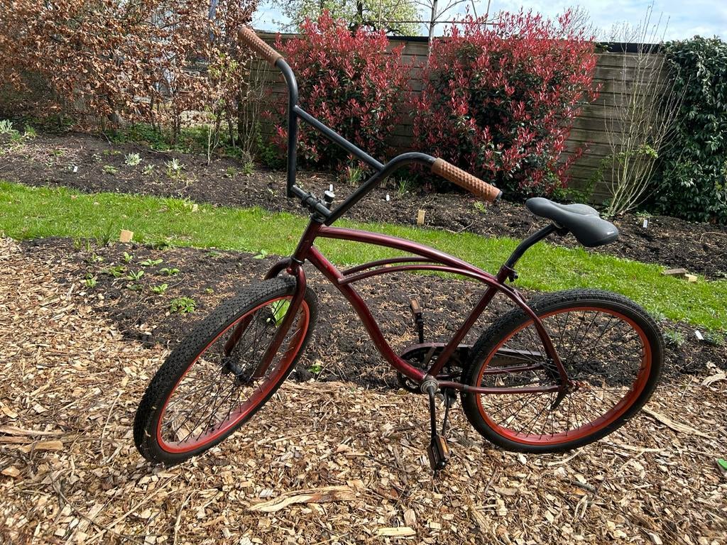 Stoere Amerikaanse Chopper Fiets - Uniek Design, Ophalen, Gebruikt, Staal, Heren