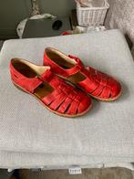 Loretta rode leren sandalen. Maat 40, Kleding | Dames, Schoenen, Ophalen of Verzenden, Zo goed als nieuw, Rood, Sandalen of Muiltjes