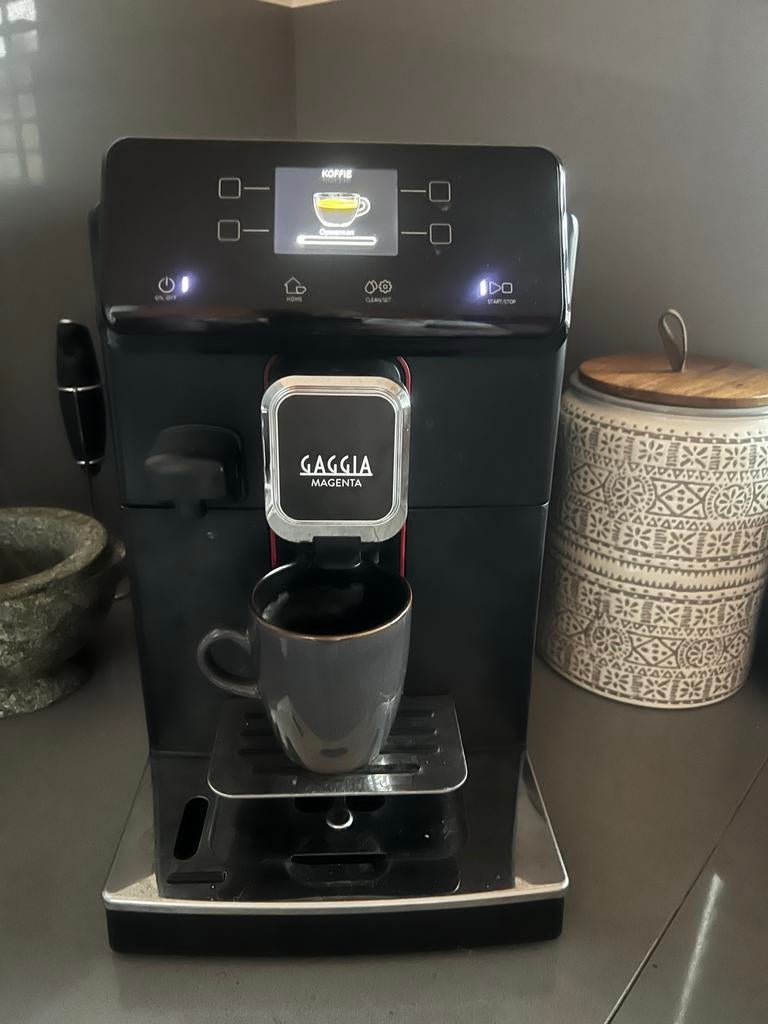 García Koffiemachine: Koffie, Espresso, Cappuccino, Latte, Ophalen of Verzenden, Gebruikt, Koffiemachine, Koffiebonen