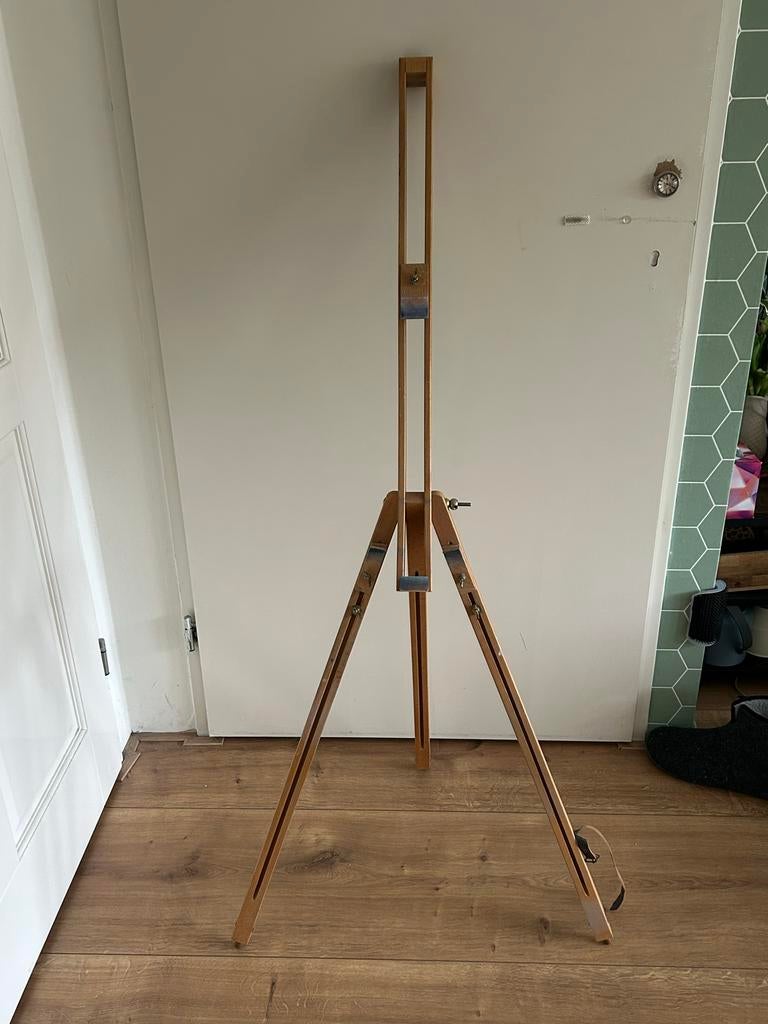 Houten Schildersezel - Ideaal voor Kunstenaars, Hobby en Vrije tijd, Schilderen, Ophalen, Gebruikt, Ezel