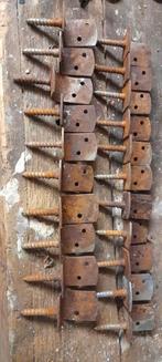 Hang en sluitwerk voor schutting delen gebruikt, Ophalen of Verzenden, Koper of Messing