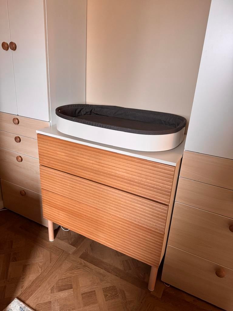 Stokke Sleepi commode met verschoon unit, Ophalen, 50 tot 70 cm, 90 tot 105 cm, 100 cm of meer