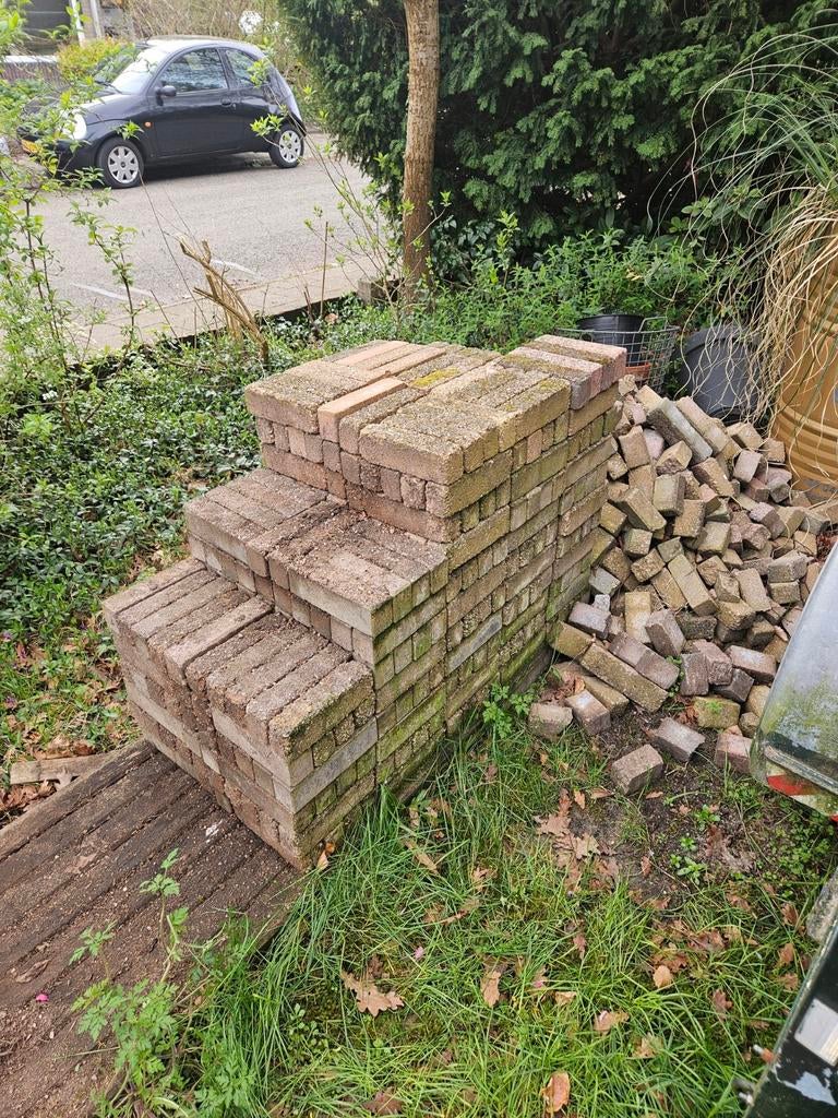 Klinkers 5 bij 20 cm, Ophalen, Gebruikt, Beton, Klinkers