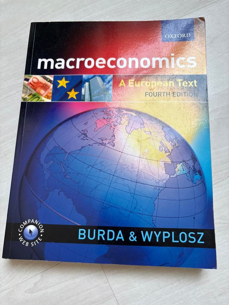 Macroeconomics: A European Text - Burda & Wyplosz, Boeken, Ophalen of Verzenden, Zo goed als nieuw, Economie en Marketing