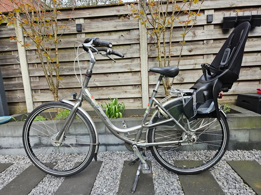 Gazelle Bloom damesfiets/moederfiets 28 inch 7V, Fietsen en Brommers, Fietsen | Dames | Moederfietsen, Ophalen, Buggydrager, 0 zitjes