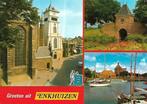 Enkhuizen- -3-luik., Verzenden, 1980 tot heden, Gelopen, Noord-Holland