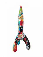Rocket I - Polyester Handpainted - Hoogte 240 cm - Raket, Ophalen, Nieuw, Overige typen