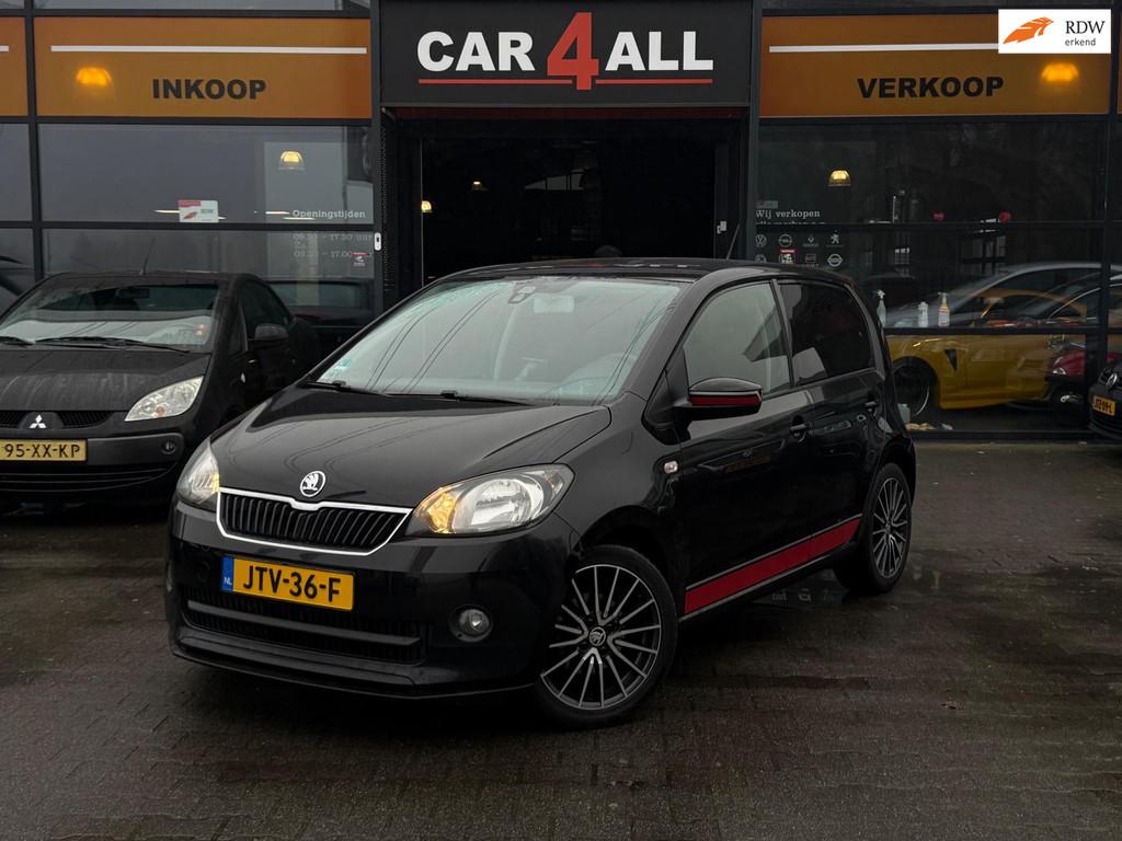 Skoda CITIGO 1.0 Monte Carlo NAVI/CRUISE/PDC/STLVRM/AIRCO/LM, Voorwielaandrijving, Euro 5, Stof, Gebruikt
