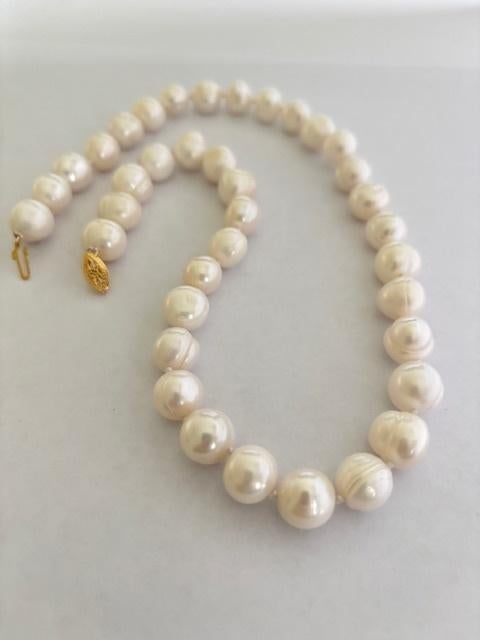 Bloedmooie Parel Ketting Enorm Zuidzee Barok Parels14K Goud, Sieraden, Tassen en Uiterlijk, Ophalen of Verzenden, Nieuw, Wit, Goud