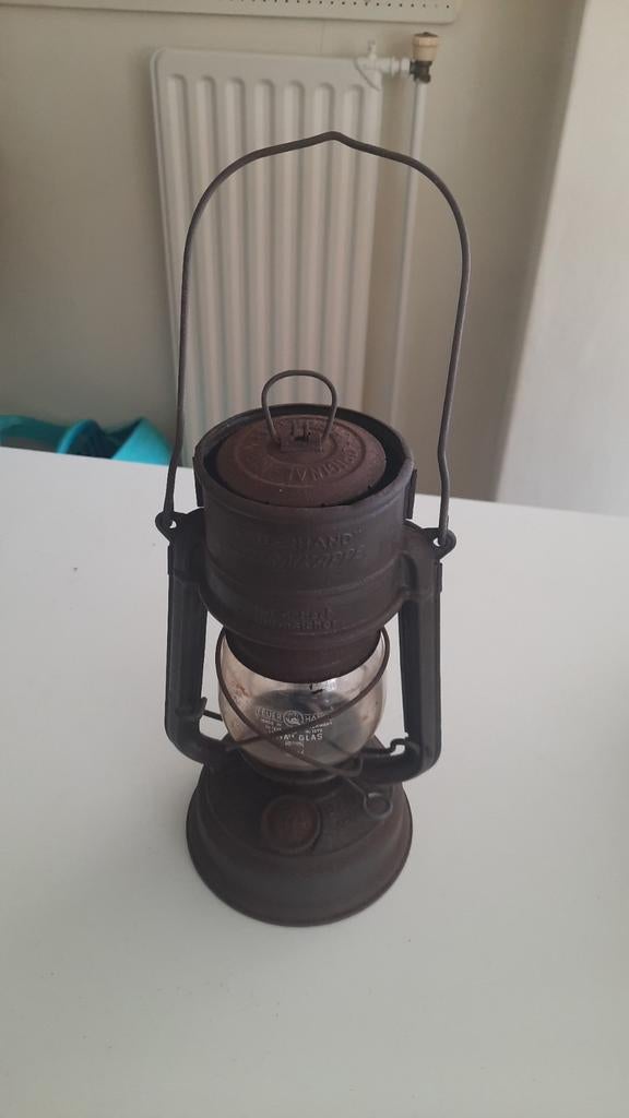 Vintage Feuerhand Stormkappe Petroleumlamp - Decoratief, Ophalen