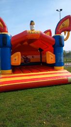 springkasteel 5m op 6m verkoop - thema western/ saloon, Ophalen, Gebruikt