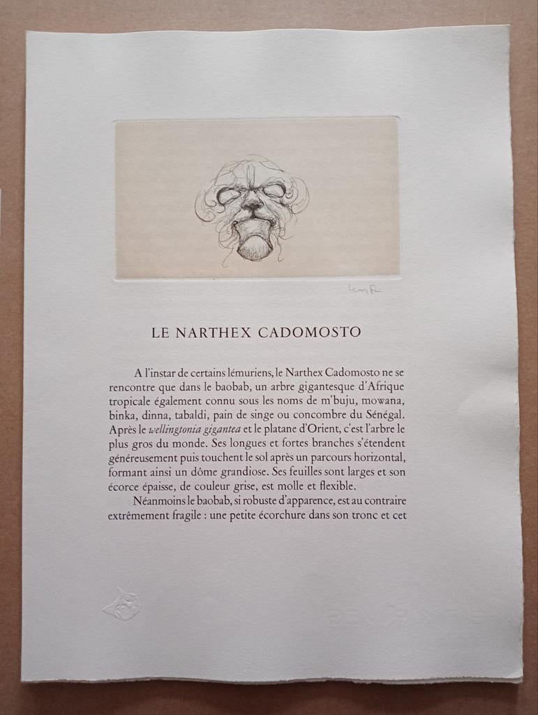 Leonor Fini Ets 1975 Le Narthex Cadomosto, Ophalen of Verzenden