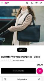 Dubatti Luiertas - Stijlvol en Praktisch Zwart, Ophalen, Zo goed als nieuw, Schoudertas