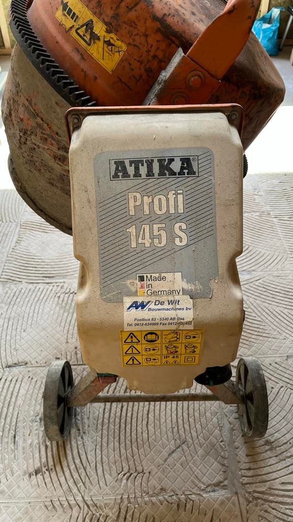Atika Profi 145 S betonmolen, Doe-het-zelf en Verbouw, Ophalen, Gebruikt