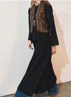 Zara Limited Edition Maxi Jurk Nieuw Zara jurk broderie l m, Zwart, Maat 42/44 (L), Nieuw, Ophalen of Verzenden