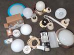 Partij Diverse plafondlampen/bollampen, Ophalen, Gebruikt, Glas