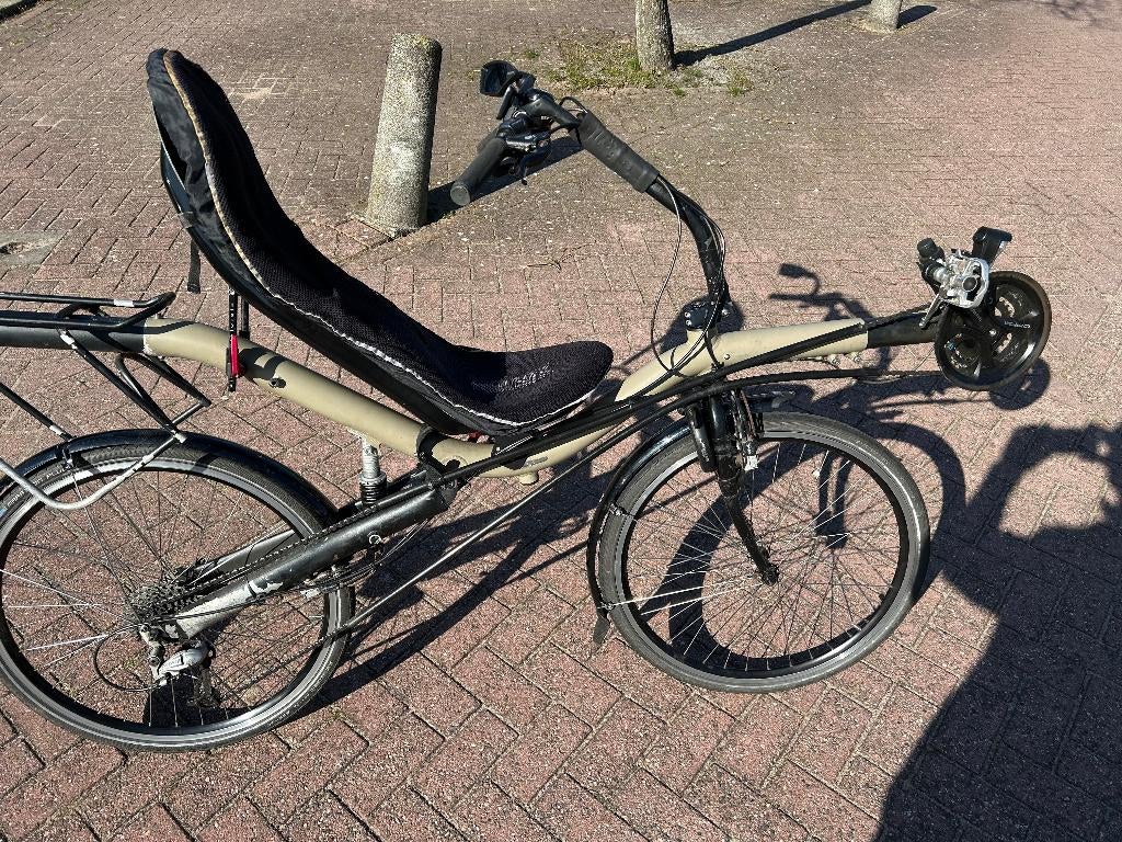 Ligfiets AZUB met Bovenstuur, Ophalen, Gebruikt, Bovenstuur, Overige merken
