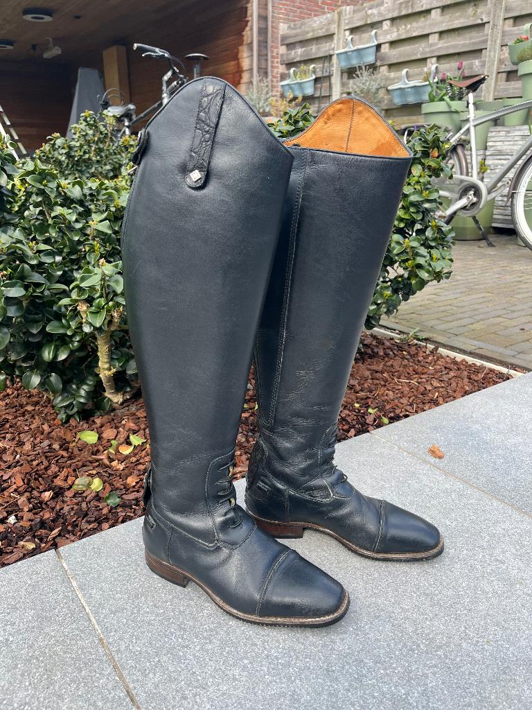 DeNiro Ottaviano rijlaarzen blauw, mt 39-A1-XL, Dieren en Toebehoren, Paardrijkleding, Dressuur, Ophalen of Verzenden, Zo goed als nieuw