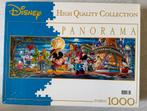 Disney mickey en minnie panorama puzzel 1000, Ophalen of Verzenden, 500 t/m 1500 stukjes, Zo goed als nieuw