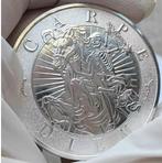 zilverkleurige Carpe diem in doosje 4cm, Verzenden, Nederland, Munten