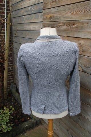 jasje blauwgrijs La Gauchita mt 38 Vaste prijs OPRUIMING, Kleding | Dames, Maat 38/40 (M), La Gauchita, Zo goed als nieuw, Jasje