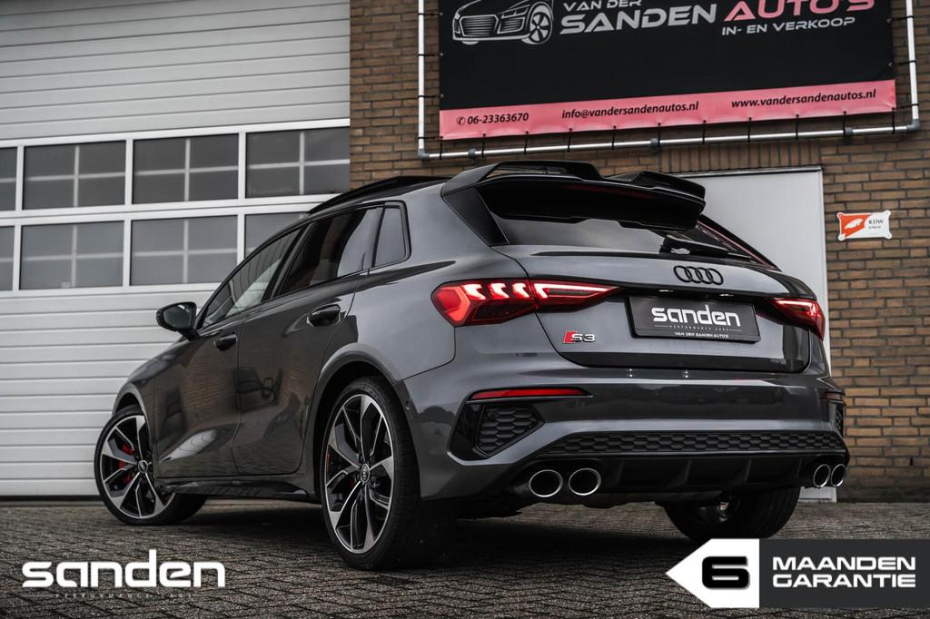 Audi S3 2.0 TFSI quattro|RS seats|Carbon|LED|B&O|Memory|HUD, Auto's, Audi, S3, 4 cilinders, 1984 cc, Leder