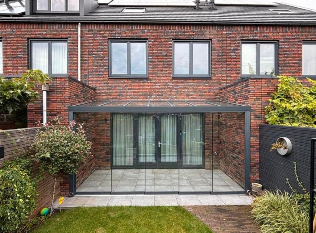 Verasol serre met glazen schuifwanden en dak, Tuin en Terras, Ophalen, Gebruikt, Serre