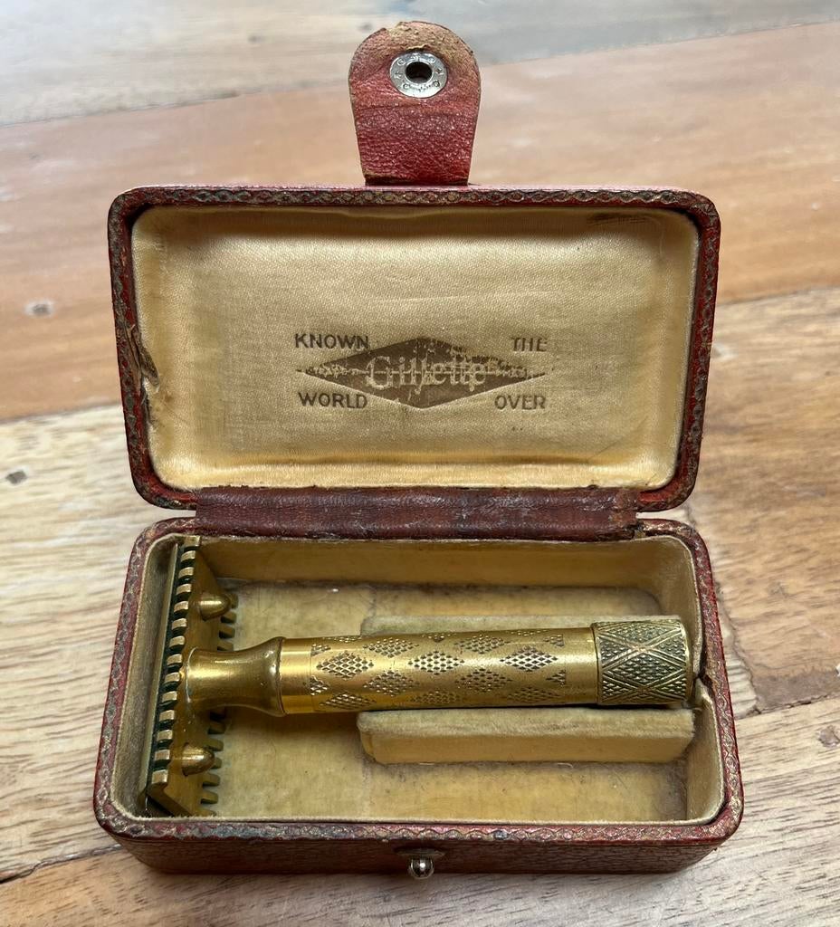 US Gillette Scheermes in doosje jaren 20/30, Ophalen of Verzenden, Amerika