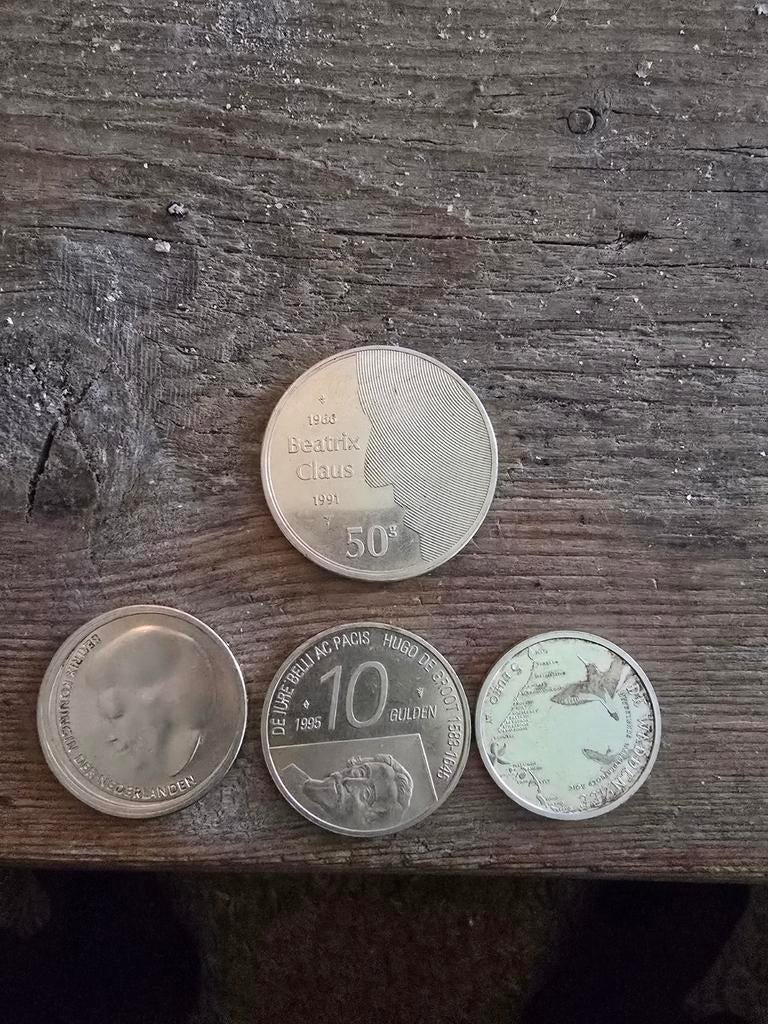 Zilvere munten, Postzegels en Munten, Munten | Nederland, Ophalen of Verzenden, Koningin Beatrix
