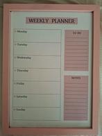 Week planner(met bijhehorende), Ophalen, Zo goed als nieuw