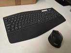 Logitech ergonomisch toetsenbord & muis setje - bluetooth!, Ophalen of Verzenden, Zo goed als nieuw, Ergonomisch
