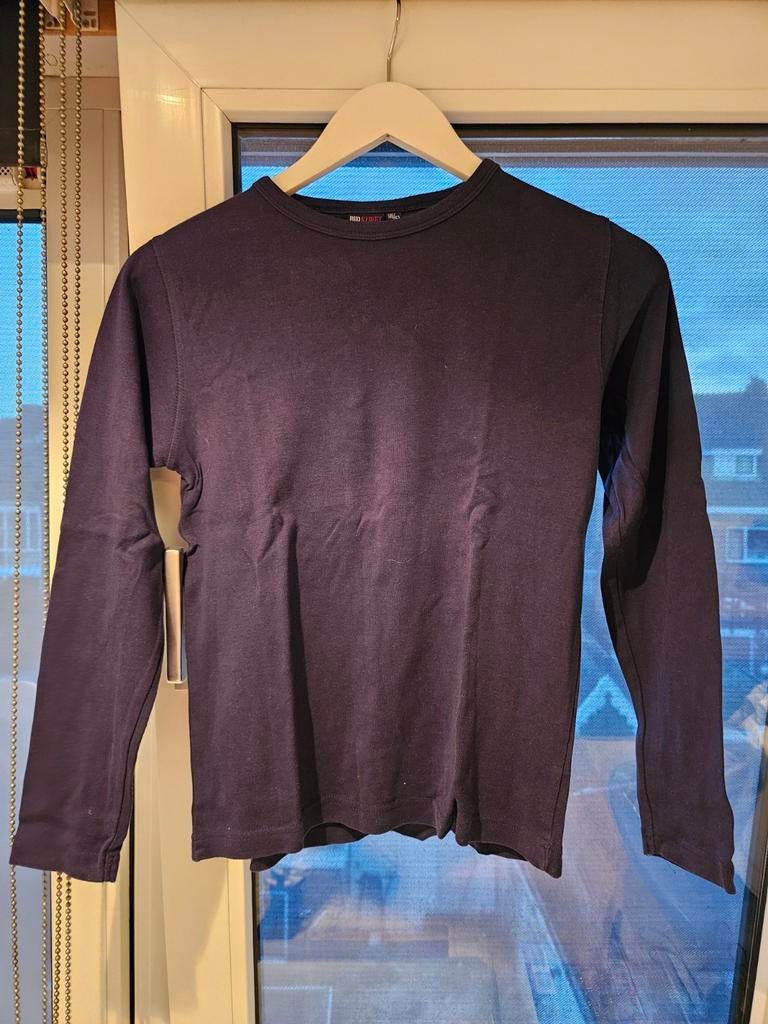 Donkerblauw longsleeve shirt Red Street maat 146/152, Ophalen of Verzenden, Zo goed als nieuw, Shirt of Longsleeve, Red Street