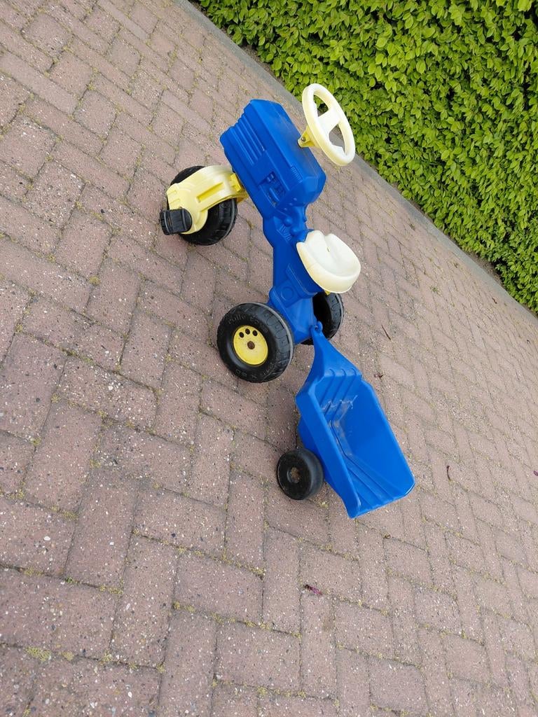 3 wieler traptractor trekker  met kar model Ford, Ophalen, Gebruikt