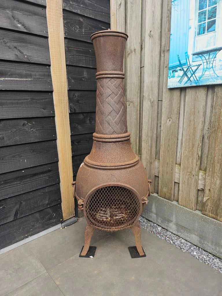 Mooie Vuurkorf, Tuin en Terras, Ophalen of Verzenden, Gebruikt, Vuurkorf