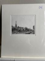 Zich op kerk - ets van Wim van der Meij, Antiek en Kunst, Ophalen of Verzenden