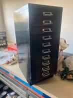 Ladekastje met 10 laden - Metaal - Zwart, Huis en Inrichting, Kasten | Ladekasten, Ophalen, Minder dan 50 cm, Gebruikt, 5 laden of meer