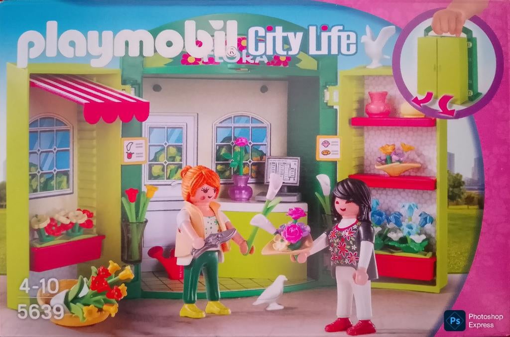 City Life Speelbox Bloemenwinkel 5639, Ophalen of Verzenden, Gebruikt, Complete set