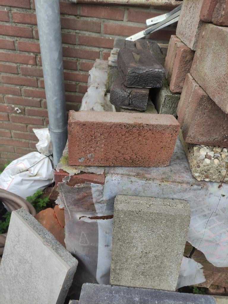 Metsel stenen kleur rood, Doe-het-zelf en Verbouw, Metselstenen, Ophalen, Nieuw, Bakstenen