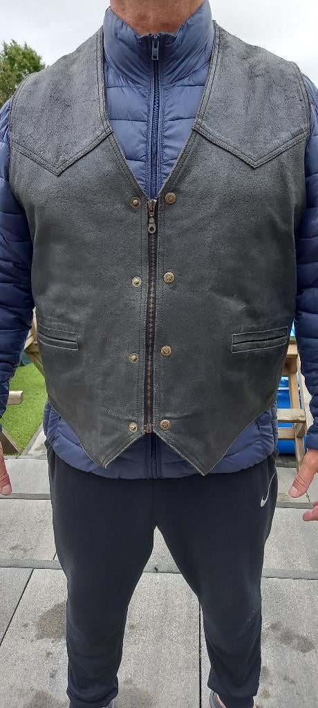 stoer lederen gilet, Ophalen, Nieuw met kaartje, Dames, Jas | leer