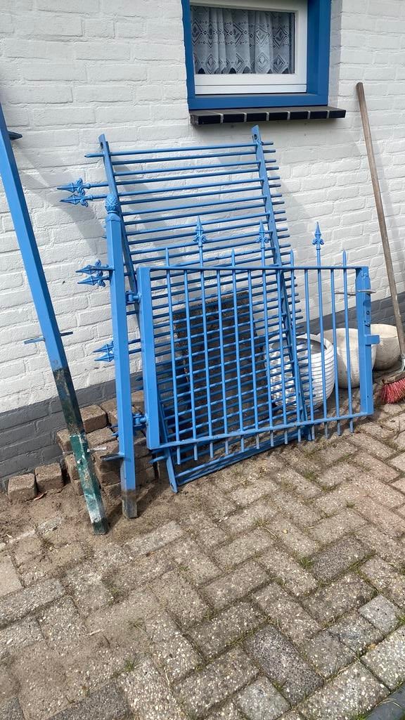 Ijzer hekwerk, Ophalen of Verzenden, Gebruikt, IJzer, Sierhekwerk