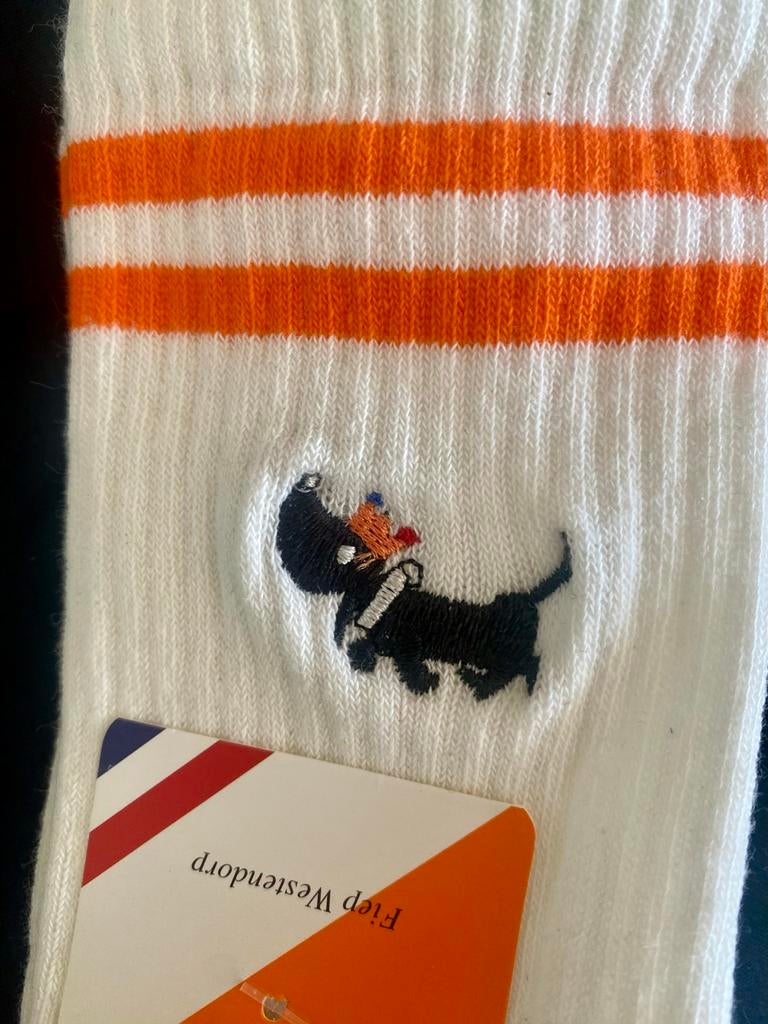 Takkie sokken Koningsdag maat 35-38, Kleding | Dames, Sokken en Kousen, Sokken en Kniesokken, Wit, Maat 35 t/m 38, Nieuw