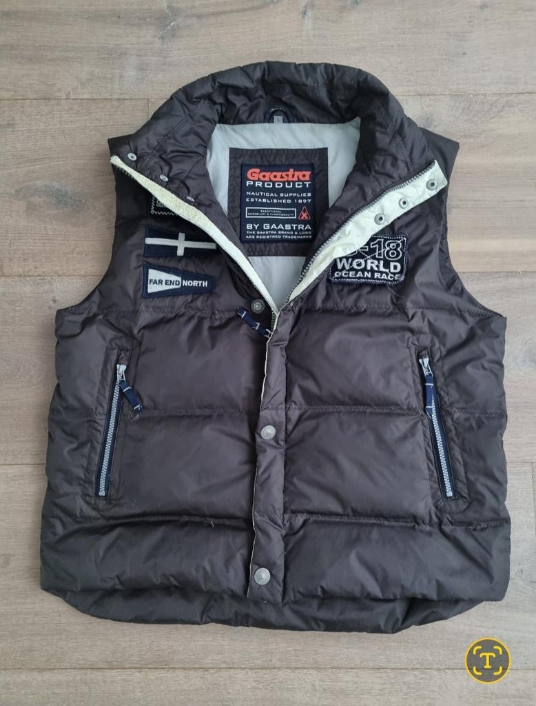 bruine heren bodywarmer GAASTRA mt L, Maat 52/54 (L), Gaastra, Bruin, Ophalen of Verzenden