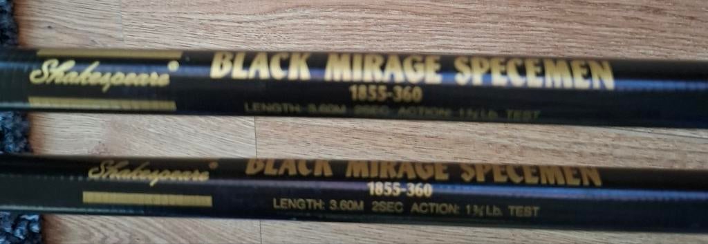 Shakespeare Black Mirage Specimen Hengel 3.60m, Ophalen of Verzenden