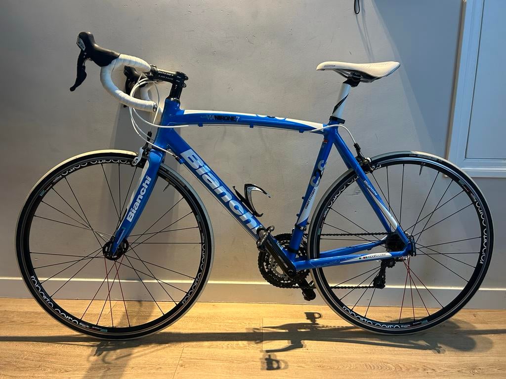 Bianchi Via Nirone 7 racefiets - Zo goed als nieuw, Heren, Aluminium, Zo goed als nieuw, 57 tot 61 cm
