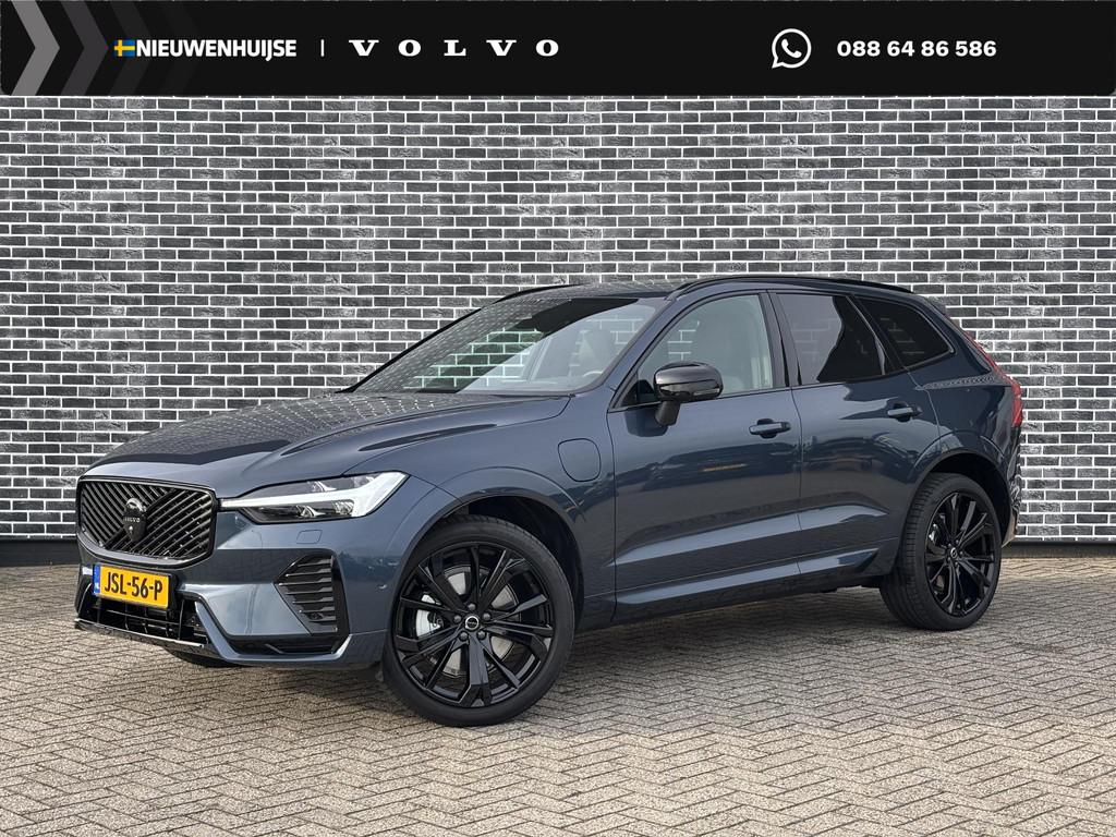 Volvo XC60 Plug-in Hybrid T6 AWD Ultra Black Edition | Nieuw, Auto's, Volvo, Automaat, 12 maanden, 4 cilinders, Blauw