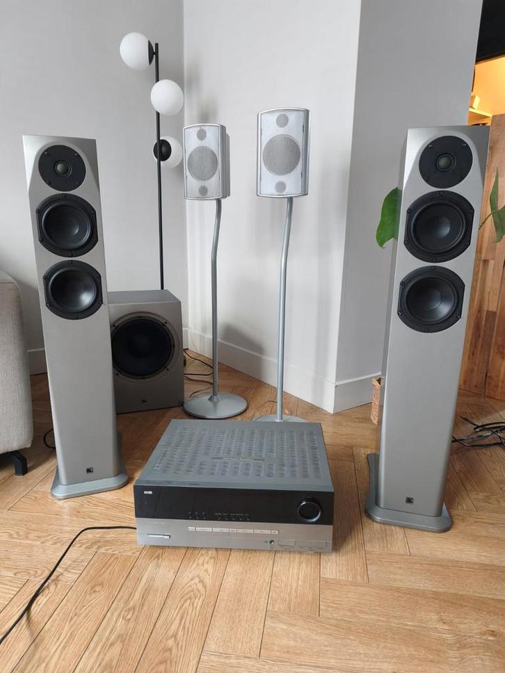Phonar speakerset met versterker, Audio, Tv en Foto, Luidsprekers, 120 watt of meer, Overige merken, Ophalen