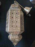 Oosterse Hanglamp, goudkleurig, als nieuw inclusief pit, Huis en Inrichting, Lampen | Hanglampen, Ophalen of Verzenden, Zo goed als nieuw