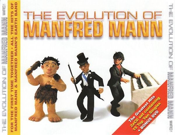 MANFRED MANN The Evolution Of Manfred Mann comp. 2CD's + DVD, Ophalen of Verzenden, Zo goed als nieuw, Poprock